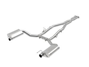 aFe Power - aFe Power MACH Force-Xp 3 IN 304 Stainless Steel Cat-Back Exhaust System Dodge Charger/Hellcat 15-23 V8-6.2L (sc)/392 V8-6.4L - 49-32070 - Image 1