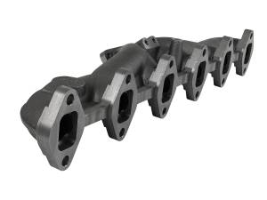 aFe Power - aFe Power BladeRunner Ported Ductile Iron Exhaust Manifold Dodge Diesel Trucks 94-98 L6-5.9L (td) - 46-40044-1 - Image 5