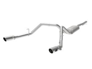 aFe Power Apollo GT Series 3 IN 409 Stainless Steel Cat-Back Exhaust System w/ Polish Tip GM Silverado/Sierra 1500 09-18 V6-4.3/V8-4.8/5.3L - 49-44111-P