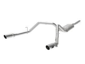 aFe Power Apollo GT Series 3 IN 409 Stainless Steel Cat-Back Exhaust System w/ Polish Tip GM Silverado/Sierra 1500 09-19 V6-4.3/V8-4.8/5.3L - 49-44112-P