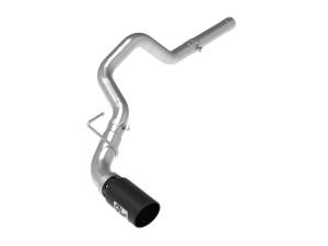 aFe Power Large Bore-HD 3 IN 409 Stainless Steel DPF-Back Exhaust System w/Black Tip Dodge RAM 1500 EcoDiesel 14-19 V6-3.0L (td) - 49-42065-B