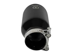 aFe Power - aFe Power Takeda 409 Stainless Steel Clamp-on Exhaust Tip Black 2-1/2 IN Inlet x 4 IN Outlet x 8 IN L - 49T25404-B08 - Image 4