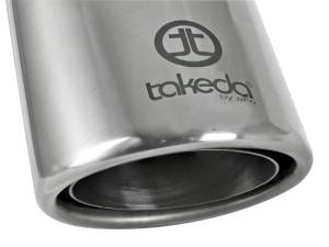 aFe Power - aFe Power Takeda 304 Stainless Steel Clamp-on Exhaust Tip Polished 2-1/2 IN Inlet x 4 IN Outlet x 8 IN L - 49T25404-P08 - Image 5