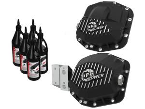 aFe Power Pro Series Differential Covers Black w/ Gear Oil Jeep Gladiator (JT) 20-23 (Dana M210 and M220) - 46-7119AB