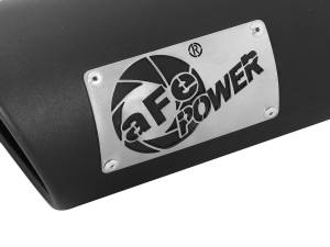 aFe Power - aFe Power MACH Force-Xp 409 Stainless Steel Clamp-on Exhaust Tip Black - Left - Exit 3-1/2 IN Inlet x 4-1/2 IN Outlet x 12 IN L - 49T35452-B12 - Image 5
