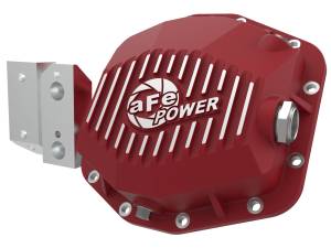 aFe Power - aFe Power Pro Series Dana M220 Rear Differential Cover Red w/ Machined Fins Jeep Gladiator (JT) 20-23 (Dana M220) - 46-71190R - Image 1