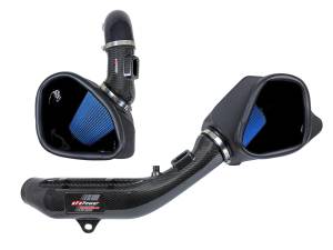 aFe Power - aFe Power Track Series Stage-2 Carbon Fiber Intake System w/ Pro 5R Filter BMW M2 Competition (F87) 19-21/M3/M4 (F80/82/83) 15-20 L6-3.0L (tt) S55 - 57-10006R - Image 5