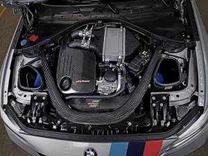 aFe Power - aFe Power Track Series Stage-2 Carbon Fiber Intake System w/ Pro 5R Filter BMW M2 Competition (F87) 19-21/M3/M4 (F80/82/83) 15-20 L6-3.0L (tt) S55 - 57-10006R - Image 7