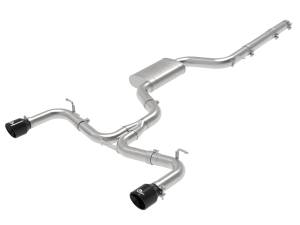 aFe Power MACH Force-Xp 3 IN to 2-1/2 IN Stainless Steel Cat-Back Exhaust System Black Volkswagen GTI (MKVII) 15-17 L4-2.0L (t) - 49-36418-B