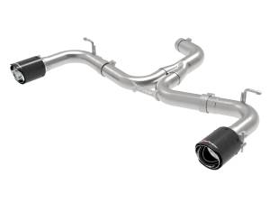 aFe Power MACH Force-Xp 3 IN to 2-1/2 IN Stainless Steel Axle-Back Exhaust System Carbon Volkswagen GTI (MKVII) 15-17 L4-2.0L (t) - 49-36417-C
