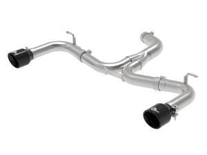 aFe Power MACH Force-Xp 3 IN to 2-1/2 IN Stainless Steel Axle-Back Exhaust System Black Volkswagen GTI (MKVII) 15-17 L4-2.0L (t) - 49-36417-B