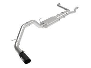 aFe Power - aFe Power MACH Force-XP 3 IN to 4 IN 409 Stainless Steel Cat-Back Exhaust System Black Nissan Titan XD 16-19 V8-5.6L - 49-46135-B - Image 1