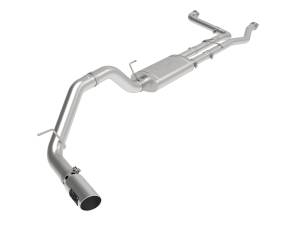 aFe Power MACH Force-XP 3 IN to 4 IN 409 Stainless Steel Cat-Back Exhaust System Polished Nissan Titan XD 16-19 V8-5.6L - 49-46135-P