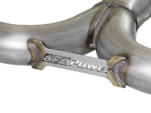 aFe Power - aFe Power MACH Force-Xp 3 IN to 2-1/2 IN Stainless Steel Axle-Back Exhaust System Polished Volkswagen GTI (MK7.5) 18-21 L4-2.0L (t) - 49-36421-P - Image 3