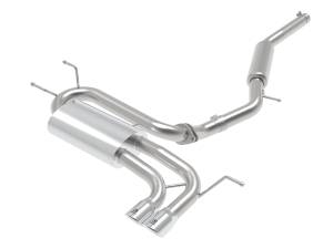 aFe Power - aFe Power Takeda 2-1/2 IN 304 Stainless Steel Cat-Back Exhaust w/ Polished Tip Mazda MX-5 Miata (ND) 16-23 L4-2.0L - 49-37005-P - Image 1
