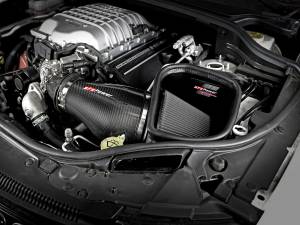 aFe Power - aFe Power Track Series Stage-2 Carbon Fiber Intake System w/ Pro DRY S Filter Jeep Grand Cherokee Trackhawk (WK2) 2018 V8-6.2L (sc) - 57-10002D - Image 6