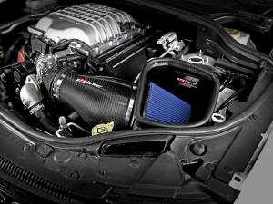 aFe Power - aFe Power Track Series Stage-2 Carbon Fiber Intake System w/ Pro 5R Filter Jeep Grand Cherokee Trackhawk (WK2) 2018 V8-6.2L (sc) - 57-10002R - Image 6