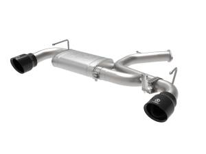 aFe Power Takeda 3 IN 304 Stainless Steel Axle-Back Exhaust System w/ Black Tips Hyundai Veloster N 19-20 L4-2.0L (t) - 49-37007-B