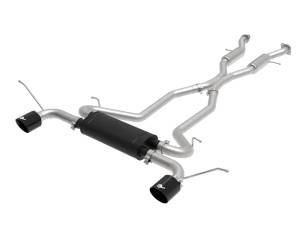 aFe Power - aFe Power Vulcan Series 3 IN 304 Stainless Steel Cat-Back Exhaust System Black Jeep Grand Cherokee (WK2) 14-21 V6-3.6L/11-21 V8-5.7L - 49-38085-B - Image 1