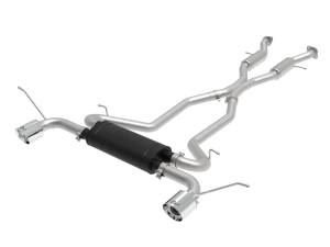 aFe Power Vulcan Series 3 IN 304 Stainless Steel Cat-Back Exhaust System Polished Jeep Grand Cherokee (WK2) 14-21 V6-3.6L/11-21 V8-5.7L - 49-38085-P