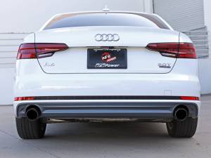 aFe Power - aFe Power MACH Force-Xp 3 IN to 2-1/2 IN Stainless Steel Axle-Back Exhaust System Carbon Audi A4 (B9) 17-19 L4-2.0L(t) - 49-36419-C - Image 6