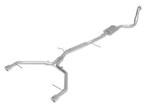 aFe Power MACH Force-Xp 3 IN to 2-1/2 IN Stainless Steel Cat-Back Exhaust System Polished Audi A4 (B9) 17-19 L4-2.0L(t) - 49-36420-P