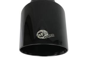 aFe Power - aFe Power MACH Force-Xp 409 Stainless Steel Clamp-on Exhaust Tip Black 2-1/2 IN Inlet x 4-1/2 IN Outlet x 7 IN L - 49T25454-B071 - Image 5