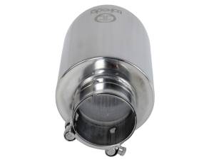 aFe Power - aFe Power Takeda 304 Stainless Steel Clamp-on Exhaust Tip Polished 2-1/2 IN Inlet x 4-1/2 IN Outlet x 7 IN L - 49T25454-P07 - Image 3