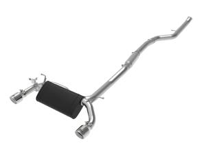 aFe Power - aFe Power MACH Force-XP 3 IN to 2-1/2 IN 304 Stainless Steel Cat-Back Exhaust Polished BMW M235i (F22/23) 14-16 L6-3.0L (t) N55 - 49-36347-P - Image 1