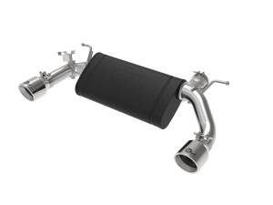 aFe Power MACH Force-XP 3 IN to 2-1/2 IN 304 Stainless Steel Axle-Back Exhaust Polished BMW M235i (F22/23) 14-16 L6-3.0L (t) N55 - 49-36348-P