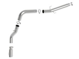 aFe Power - aFe Power ATLAS 5 IN Aluminized Steel DPF-Back Exhaust System w/Polished Tip RAM Diesel Trucks 19-23 L6-6.7L (td) - 49-02075-P - Image 3