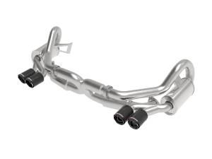 aFe Power MACH Force-Xp 2-1/2 IN 304 Stainless Steel Cat-Back Exhaust w/Carbon Fiber Tips Porsche 911 Carrera (991) 12-16 H6-3.8L - 49-36406-1C