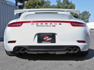 aFe Power - aFe Power MACH Force-Xp 2-1/2 IN 304 Stainless Steel Cat-Back Exhaust w/Carbon Fiber Tips Porsche 911 Carrera (991) 12-16 H6-3.8L - 49-36406-1C - Image 4