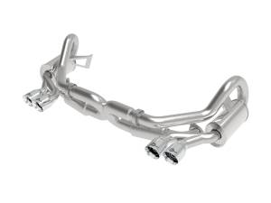 aFe Power - aFe Power MACH Force-Xp 2-1/2 IN 304 Stainless Steel Cat-Back Exhaust w/Polished Tips Porsche 911 Carrera (991) 12-16 H6-3.8L - 49-36406-1P - Image 1