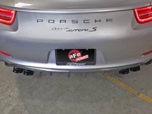 aFe Power - aFe Power MACH Force-Xp 2-1/2 IN 304 Stainless Steel Cat-Back Exhaust w/Black Tips Porsche 911 Carrera (991) 12-16 H6-3.8L - 49-36406-1B - Image 3