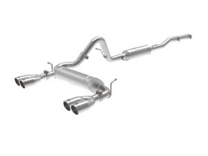 aFe Power Vulcan Series 2-1/2 IN 304 Stainless Steel Cat-Back Exhaust System Polished Jeep Wrangler (JK) 07-18 V6-3.6L/3.8L - 49-38087-P
