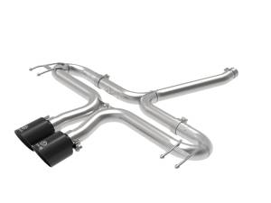 aFe Power - aFe Power Takeda 2-1/2 IN 304 Stainless Steel Axle-Back Exhaust System w/ Black Tips Honda Civic Sport 17-21 L4-1.5L (t) - 49-36625-B - Image 1