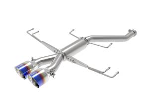 aFe Power Takeda 2-1/2 IN 304 Stainless Steel Axle-Back Exhaust System w/ Blue Flame Tips Honda Civic Type R 17-21 L4-2.0L (t) - 49-36626-L