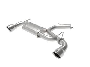 aFe Power Takeda-ST 3 IN 304 Stainless Steel Axle-Back Exhaust System w/ Polished Tips Hyundai Veloster N 19-20 L4-2.0L (t) - 49-37009-P