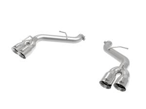aFe Power - aFe Power MACH Force-Xp 2-1/2 IN 409 Stainless Steel Axle-Back Exhaust System Polished Chevrolet Camaro SS 16-23 V8-6.2L - 49-44119NM-P - Image 1