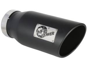 aFe Power - aFe Power ATLAS 5 IN Aluminized Steel DPF-Back Exhaust System w/Black Tip RAM Diesel Trucks 19-23 L6-6.7L (td) - 49-02078-B - Image 2