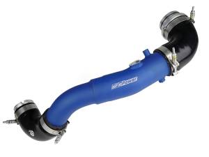 Forced Induction - Intercooler Hoses & Pipes - aFe Power - aFe Power BladeRunner 2-1/2 IN to 3 IN Aluminum Hot-Side Charge Pipe Blue BMW Z4 M40i (G29) 20-23 L6-3.0L (t) B58 - 46-20408-L