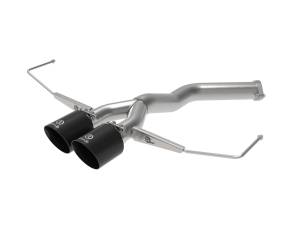 aFe Power Takeda 3 IN to 2-1/2 IN 304 Stainless Steel Axle-Back Exhaust w/ Black Tip Hyundai Veloster 19-21 L4-1.6L (t) - 49-37012-B