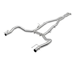 aFe Power MACH Force-Xp 3 IN 304 Stainless Steel Cat-Back Exhaust System w/o Muffler Dodge Charger/Hellcat 15-23 V8-6.2L (sc)/392 V8-6.4L - 49-32070NM