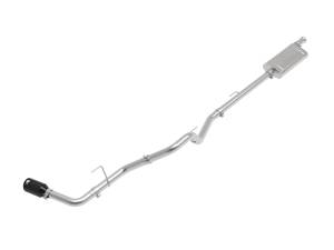 aFe Power - aFe Power Apollo GT Series 2-1/2 IN Stainless Steel Cat-Back Exhaust System w/ Black Tip Jeep Gladiator (JT) 20-23 V6-3.6L - 49-48089-B - Image 1