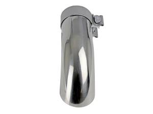 aFe Power - aFe Power MACH Force-Xp 304 Stainless Steel Clamp-on Exhaust Tip Polished 2-1/2 IN Inlet x 2-1/2 IN Outlet X 9 IN L - 49T25254-P09 - Image 3