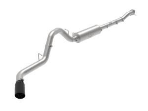 aFe Power Apollo GT Series 4 IN 409 Stainless Steel Cat-Back Exhaust System w/ Black Tip GM 2500/3500HD 20-23 V8-6.6L L8T - 49-44123-B