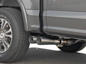 aFe Power - aFe Power Rebel Series 409 Stainless Steel DPF-Back Exhaust System w/ Dual Brushed Tip Ford F-150 18-21 V6-3.0L (td) - 49-43108-H - Image 4