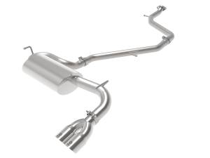 aFe Power Takeda 2 IN to 2-1/2 IN 304 Stainless Steel Cat-Back Exhaust System w/Polish Tip Toyota C-HR 18-22 L4-2.0L - 49-36044-P