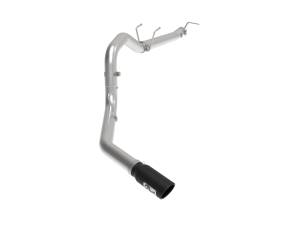 aFe Power - aFe Power Apollo GT Series 3-1/2 IN Stainless Steel Axle-Back Exhaust System w/ Black Tip Ford F-250/F-350 17-22 V8-6.2/7.3L - 49-43116NM-B - Image 1